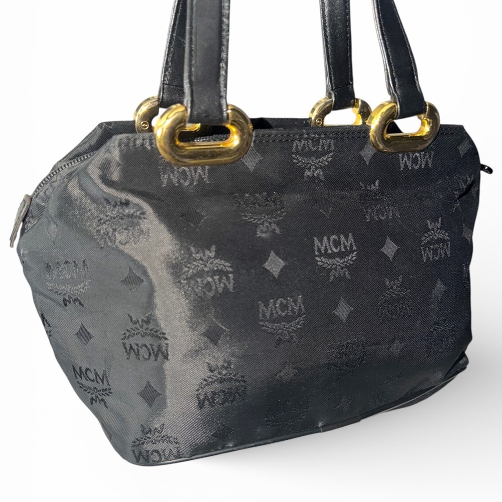 MCM VINTAGE 2000s Visetos Nylon handbag tote - Picture 2 of 7